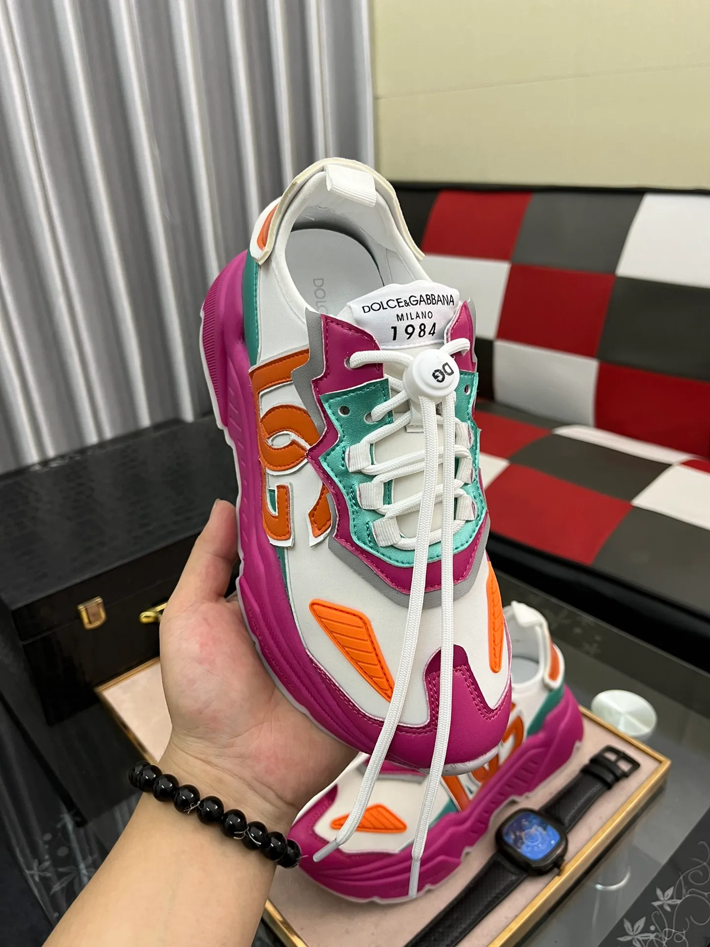 Ex-factory price 480⌚️⌚️[DG] Men's casual shoes, high-end quality, synchronized with counters, the version is compared with the original version, the upper is imported cowhide and the outsole is glued, the lining is full cowhide, exquisite and luxurious, size: 38–453⃣️Colors available